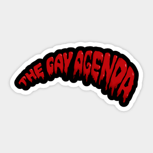 The Gay Agenda Sticker